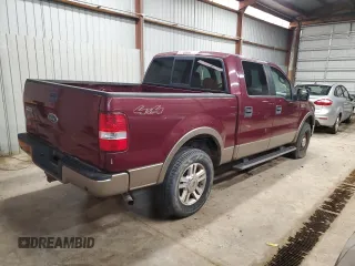 2005 Ford F-150 XLT with VIN 1FTPW14575KF00483, listed as a Copart auction lot 49797945 with 183,420 mi miles and Salvage Title. Bid and sale history available at carsss.com. Image 3.