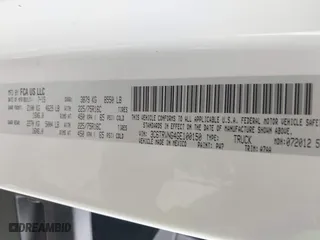 2016 Ram ProMaster Cargo Van with VIN 3C6TRVNG4GE100150, listed as a IAAI auction lot 42044338 with 105,808 mi miles. Bid and sale history available at carsss.com. Image 9.