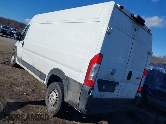 2024 Ram ProMaster Cargo with VIN 3C6MRVHG9RE116749, listed as a IAAI auction lot 41496850 with 53,378 mi miles. Bid and sale history available at carsss.com. Image 3.
