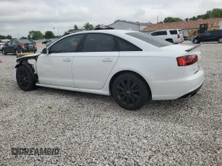 2016 Audi A6 Premium Plus with VIN WAUGFAFC0GN009117, listed as a Copart auction lot 65251035 with 108,466 mi miles and Salvage title. Bid and sale history available at DreamBid. Image 2.