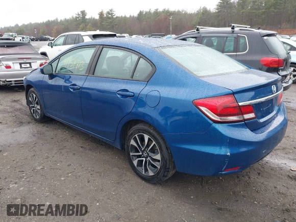 2015 Honda Civic EX with VIN 2HGFB2F86FH557370, listed as a IAAI auction lot 41954713 with 224,242 mi miles and . Bid and sale history available at DreamBid. Image 3.