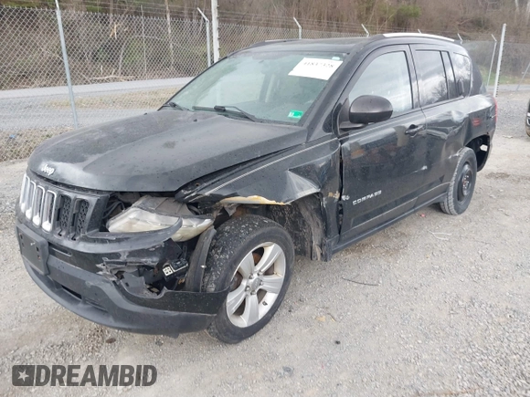 2013 Jeep Compass Sport with VIN 1C4NJDBB9DD113825, listed as a IAAI auction lot 41837328 with 79,745 mi miles. Bid and sale history available at carsss.com. Image 2.