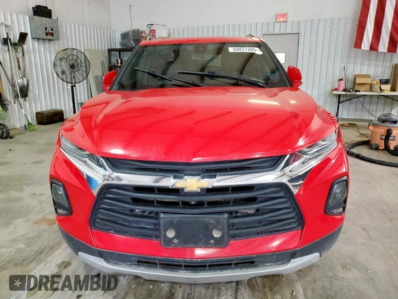 2020 Chevrolet Blazer LT with VIN 3GNKBDR44LS711415, listed as a Copart auction lot 60821265 with Not provided miles and Salvage title. Bid and sale history available at DreamBid. Image 5.