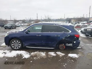 2014 Acura MDX Tech Pkg with VIN 5FRYD4H44EB048825, listed as a IAAI auction lot 41547038 with 92,592 mi miles. Bid and sale history available at carsss.com. Image 14.