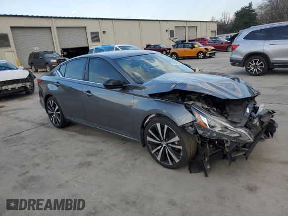 2021 Nissan Altima 2.5 SR with VIN 1N4BL4CV5MN381616, listed as a Copart auction lot 43655455 with 25,846 mi miles and Salvage Title. Bid and sale history available at carsss.com. Image 4.