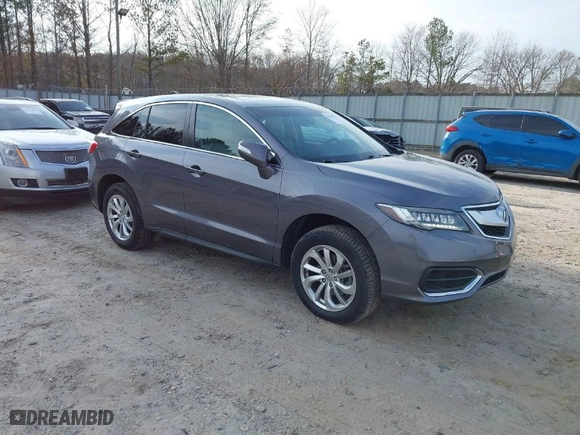 2017 Acura RDX w/Technology Pkg with VIN 5J8TB3H56HL022055, listed as a IAAI auction lot 41508565 with 71,162 mi miles. Bid and sale history available at carsss.com. Image 1.
