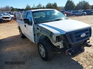 2007 Ford F-150 XL with VIN 1FTRF12W77NA83372, listed as a IAAI auction lot 41628051 with 104,564 mi miles. Bid and sale history available at carsss.com. Image 1.
