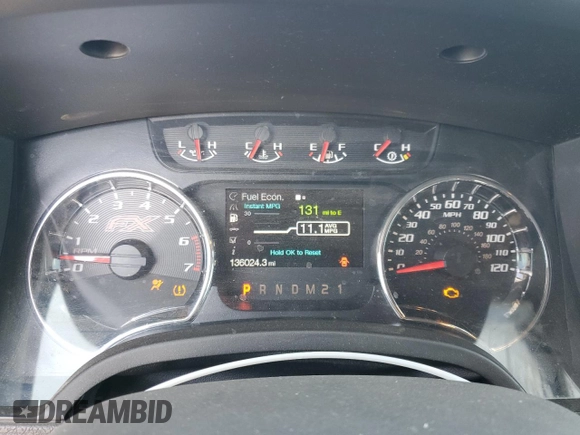 2013 Ford F-150 XL with VIN 1FTFW1EF9DKD79358, listed as a Copart auction lot 48627015 with 136,024 mi miles and Salvage Title. Bid and sale history available at carsss.com. Image 9.