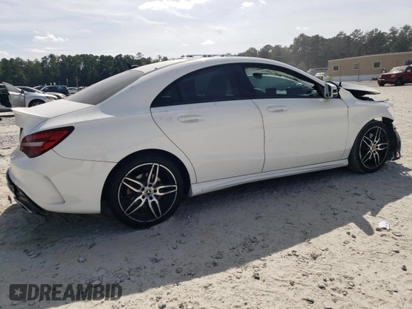 2018 Mercedes-Benz CLA 250 with VIN WDDSJ4EB0JN638167, listed as a Copart auction lot 71113943 with 50,698 mi miles and . Bid and sale history available at DreamBid. Image 3.