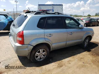 2008 Hyundai Tucson SE with VIN KM8JN72DX8U880462, listed as a Copart auction lot 65831134 with 92,077 mi miles and Salvage Title. Bid and sale history available at carsss.com. Image 3.