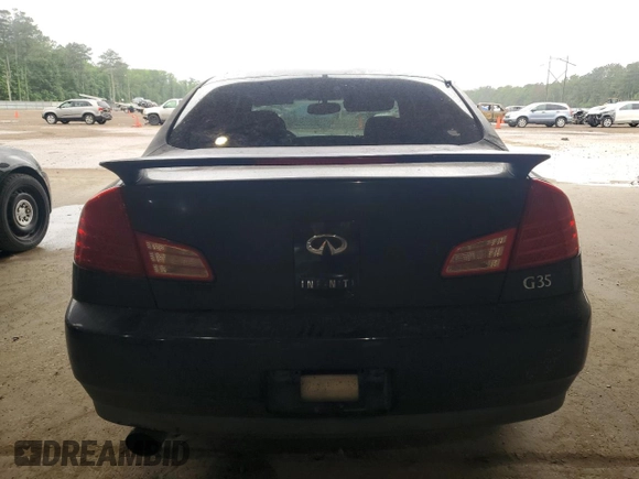 2003 Infiniti G35 w/Leather with VIN JNKCV51E63M022778, listed as a Copart auction lot 56683764 with 181,943 mi miles and Salvage Title. Bid and sale history available at carsss.com. Image 6.