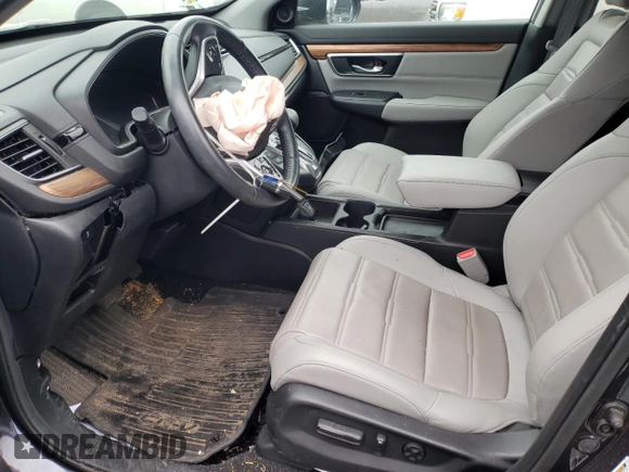 2019 Honda CR-V EX-L with VIN 5J6RW2H88KL028216, listed as a Copart auction lot 46214473 with 23,371 mi miles and . Bid and sale history available at DreamBid. Image 7.