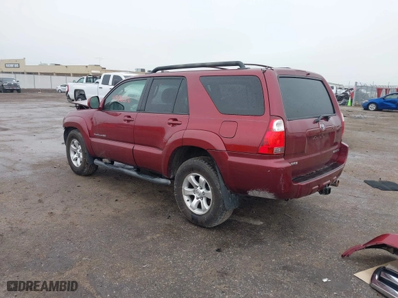 2006 Toyota 4Runner SR5 with VIN JTEBU14R368059254, listed as a IAAI auction lot 41506206 with 95,451 mi miles. Bid and sale history available at carsss.com. Image 3.