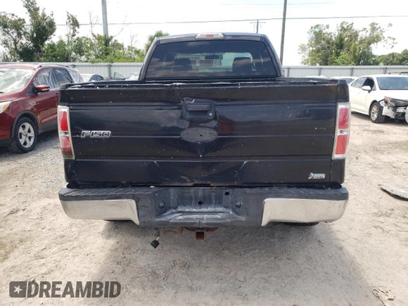 2010 Ford F-150 XL with VIN 1FTFX1CV4AFB32857, listed as a Copart auction lot 65093544 with 124,659 mi miles and Clean Title. Bid and sale history available at carsss.com. Image 6.