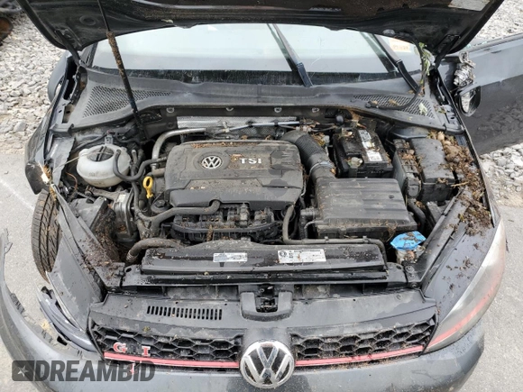 2017 Volkswagen GTI S with VIN 3VW447AU2HM028873, listed as a Copart auction lot 67568164 with 73,529 mi miles and Salvage Title. Bid and sale history available at DreamBid. Image 12.