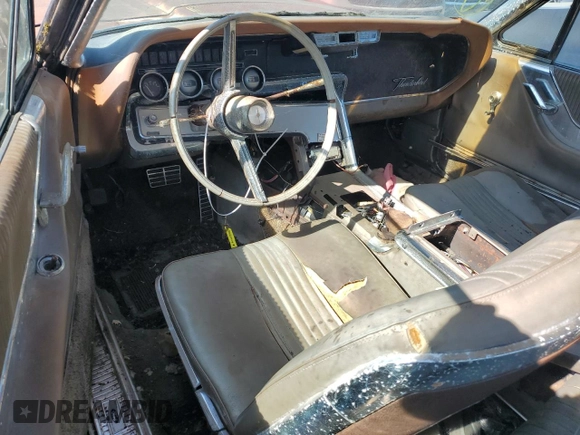 1964 Ford Thunderbird with VIN 4Y83Z105313, listed as a Copart auction lot 70066444 with 22,549 mi miles and Clean Title. Bid and sale history available at DreamBid. Image 8.
