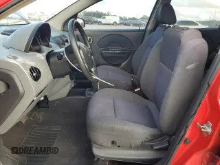 2006 Chevrolet Aveo LS with VIN KL1TD56646B681567, listed as a Copart auction lot 43339015 with 10 mi miles and Salvage title. Bid and sale history available at DreamBid. Image 7.