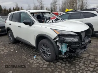 2024 Nissan Rogue S with VIN 5N1BT3AB3RC742658, listed as a Copart auction lot 45231345 with Not Provided miles and Salvage Title. Bid and sale history available at DreamBid. Image 4.