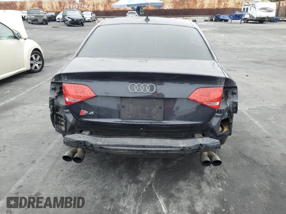2012 Audi S4 Premium Plus with VIN WAUBGAFL6CA004593, listed as a Copart auction lot 80134974 with 93,822 mi miles and Salvage Title. Bid and sale history available at carsss.com. Image 6.
