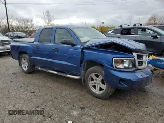 2009 Dodge Dakota SXT with VIN 1D7HE38K39S778117, listed as a Copart auction lot 80775004 with Not Provided miles and Salvage Title. Bid and sale history available at DreamBid. Image 4.