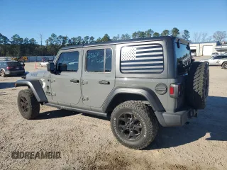 2021 Jeep Wrangler Unlimited Sport Altitude with VIN 1C4HJXDGXMW552270, listed as a Copart auction lot 41440655 with 53,200 mi miles and Clean Title. Bid and sale history available at carsss.com. Image 2.