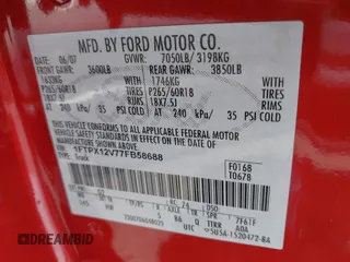 2007 Ford F-150 XL z VIN 1FTPX12V77FB58688, wystawiony jako IAAI lot #42111979 z przebiegiem 207 824 mil mil oraz . Historia ofert i sprzedaży dostępna na DreamBid. Obrazek 9.