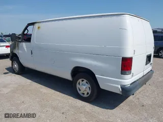 2013 Ford Econoline Cargo Van Commercial with VIN 1FTNE1EW6DDA69266, listed as a IAAI auction lot 42040253 with 1 mi miles. Bid and sale history available at carsss.com. Image 3.
