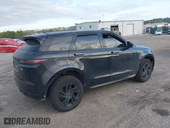 2021 Land Rover Range Rover Evoque R-Dynamic S with VIN SALZT2FX3MH123256, listed as a IAAI auction lot 40353026 with 1 mi miles. Bid and sale history available at carsss.com. Image 4.
