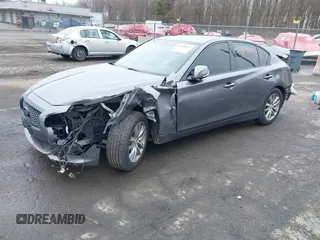 2014 Infiniti Q50 Premium with VIN JN1BV7AR8EM682452, listed as a IAAI auction lot 41848533 with 103,646 mi miles. Bid and sale history available at carsss.com. Image 22.