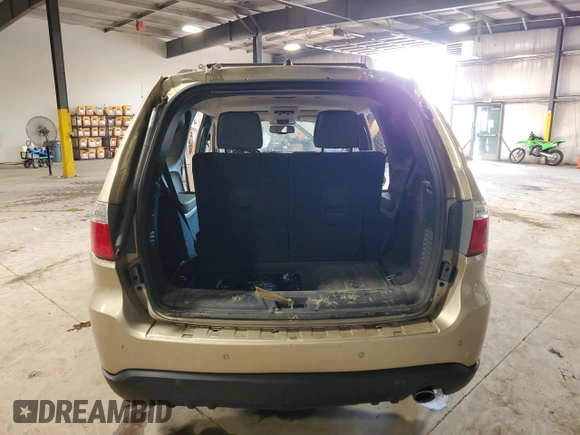 2011 Dodge Durango Citadel with VIN 1D4RE5GG6BC653770, listed as a Copart auction lot 71091524 with 0 mi miles and Salvage Title. Bid and sale history available at carsss.com. Image 6.