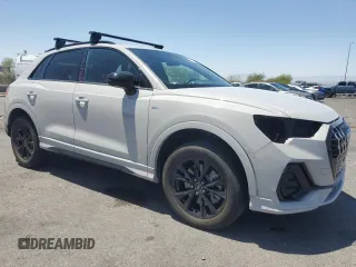 2021 Audi Q3 S line Premium with VIN WA1DECF35M1033074, listed as a Copart auction lot 61259905 with 24,066 mi miles and Salvage title. Bid and sale history available at DreamBid. Image 4.