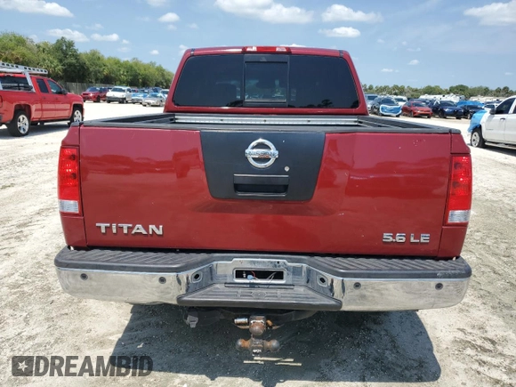 2004 Nissan Titan LE z VIN 1N6AA07B24N515239, wystawiony jako Copart lot #54713705 z przebiegiem 291 421 mil mil oraz Szkoda całkowita • Salvage title. Historia ofert i sprzedaży dostępna na DreamBid. Obrazek 6.