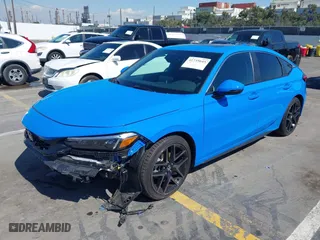 2024 Honda Civic Hatchback Sport Touring with VIN 19XFL1G85RE026665, listed as a IAAI auction lot 41735645 with 5,025 mi miles. Bid and sale history available at carsss.com. Image 17.