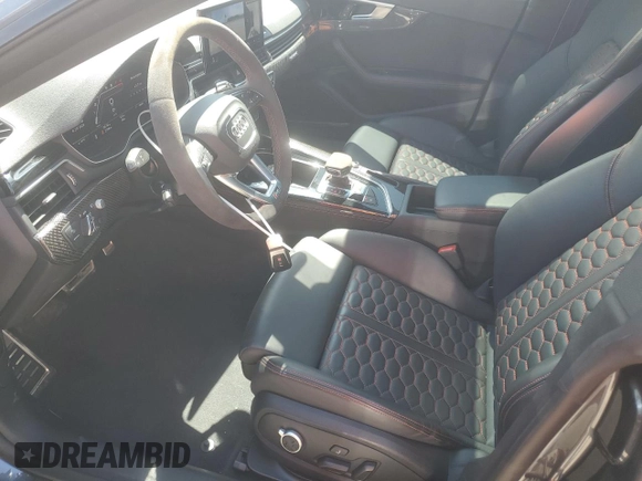 2023 Audi RS 5 Sportback z VIN WUAAWCF55PA902979, wystawiony jako Copart lot #54194715 z przebiegiem 9 576 mil mil oraz Szkoda całkowita • Salvage title. Historia ofert i sprzedaży dostępna na DreamBid. Obrazek 7.