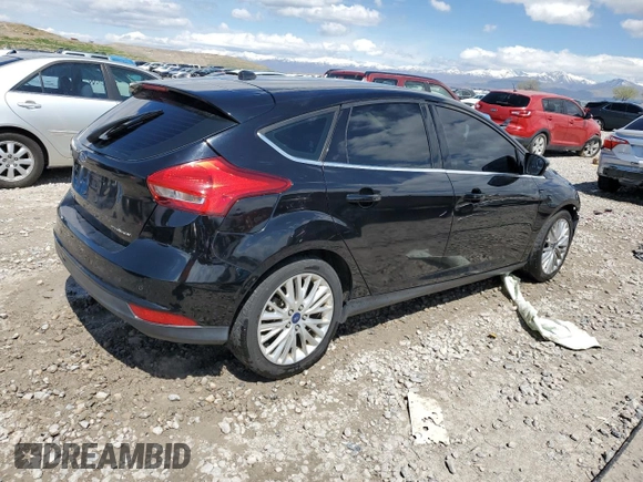 2017 Ford Focus Titanium with VIN 1FADP3N23HL279694, listed as a Copart auction lot 53452725 with 92,740 mi miles and Salvage Title. Bid and sale history available at carsss.com. Image 3.