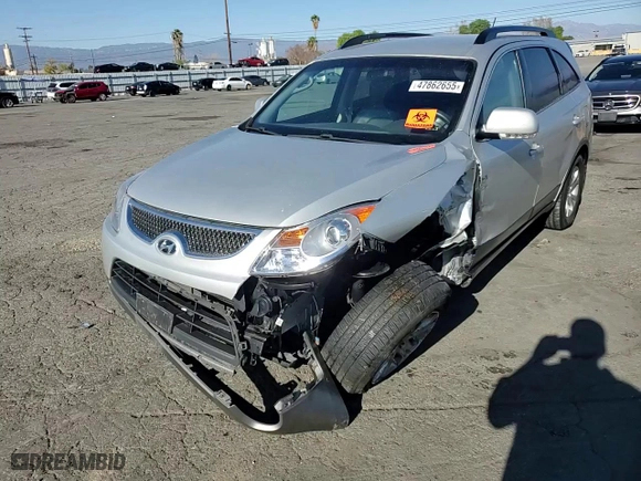 2010 Hyundai Veracruz GLS with VIN KM8NU4CC8AU135983, listed as a Copart auction lot 47862655 with NaN miles and Salvage Title. Bid and sale history available at carsss.com. Image 11.
