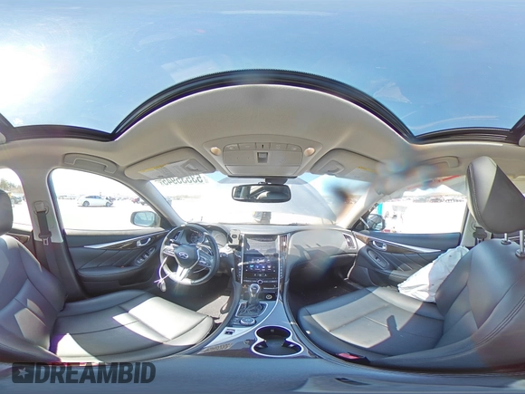 2019 Infiniti Q50 3.0t LUXE with VIN JN1EV7AR7KM552400, listed as a Copart auction lot 53535945 with 24,749 mi miles and Salvage Title. Bid and sale history available at carsss.com. Image 13.