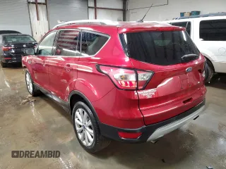 2017 Ford Escape Titanium with VIN 1FMCU0JD0HUE13538, listed as a Copart auction lot 49396125 with 36,733 mi miles and Salvage Title. Bid and sale history available at carsss.com. Image 2.