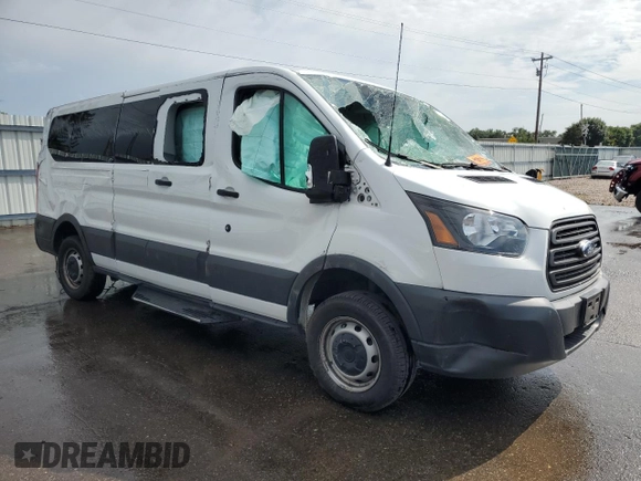 2018 Ford Transit Passenger XL z VIN 1FBZX2ZM1JKA20840, wystawiony jako Copart lot #66152134 z przebiegiem 78 961 mil mil oraz Nie do naprawy • Non repairable. Historia ofert i sprzedaży dostępna na DreamBid. Obrazek 4.