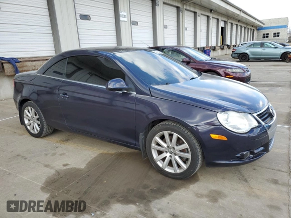 2007 Volkswagen Eos 2.0T with VIN WVWFA71F07V035587, listed as a Copart auction lot 50719495 with 120,158 mi miles and Salvage Title. Bid and sale history available at DreamBid. Image 4.