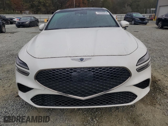 2022 Genesis G70 Launch Edition with VIN KMTG14TE7NU082238, listed as a Copart auction lot 79286854 with 25,071 mi miles and Salvage Title. Bid and sale history available at DreamBid. Image 5.