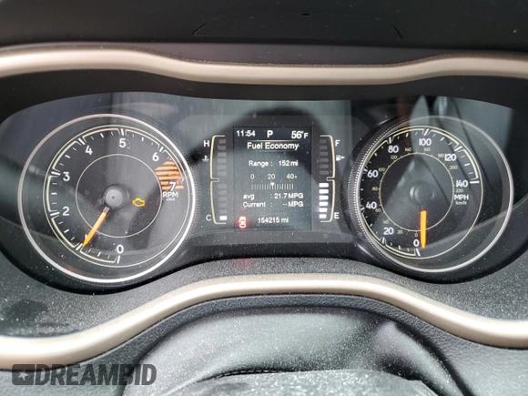 2018 Jeep Cherokee Latitude z VIN 1C4PJMCB6JD610141, wystawiony jako Copart lot #55257945 z przebiegiem 154 215 mil mil oraz Szkoda całkowita • Salvage title. Historia ofert i sprzedaży dostępna na DreamBid. Obrazek 9.
