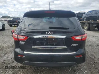 2015 Infiniti QX60 with VIN 5N1AL0MN4FC524689, listed as a Copart auction lot 80736604 with 126,945 mi miles and Salvage Title. Bid and sale history available at DreamBid. Image 6.