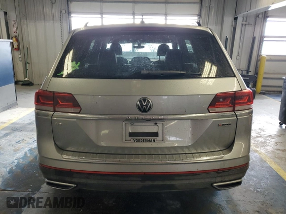 2022 Volkswagen Atlas SE with VIN 1V2LP2CAXNC564655, listed as a Copart auction lot 87390464 with 74,201 mi miles and Salvage title. Bid and sale history available at DreamBid. Image 6.