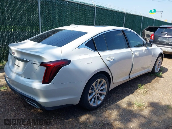 2020 Cadillac CT5 Luxury with VIN 1G6DW5RK3L0139631, listed as a IAAI auction lot 41919211 with 45,813 mi miles. Bid and sale history available at carsss.com. Image 4.