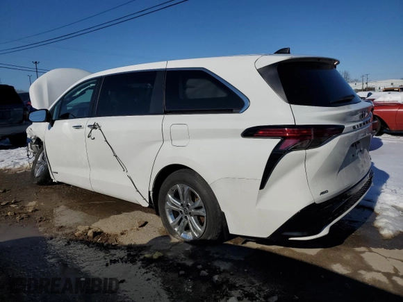 2021 Toyota Sienna XSE with VIN 5TDXSKFCXMS019566, listed as a Copart auction lot 41416915 with 65,157 mi miles and Salvage Title. Bid and sale history available at carsss.com. Image 2.