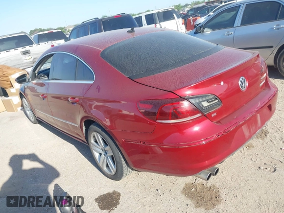 2013 Volkswagen CC Sport with VIN WVWBP7AN4DE558398, listed as a IAAI auction lot 41975725 with 161,982 mi miles. Bid and sale history available at carsss.com. Image 3.