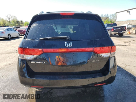 2014 Honda Odyssey Touring with VIN 5FNRL5H99EB088859, listed as a Copart auction lot 54828555 with 147,147 mi miles and Salvage Title. Bid and sale history available at DreamBid. Image 6.