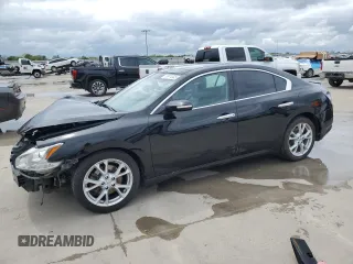 2014 Nissan Maxima 3.5 SV with VIN 1N4AA5AP2EC436628, listed as a Copart auction lot 50974345 with 141,594 mi miles and Salvage Title. Bid and sale history available at carsss.com. Image 1.