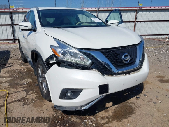 2016 Nissan Murano S with VIN 5N1AZ2MH0GN155422, listed as a IAAI auction lot 41979773 with 107,424 mi miles and . Bid and sale history available at carsss.com. Image 6.